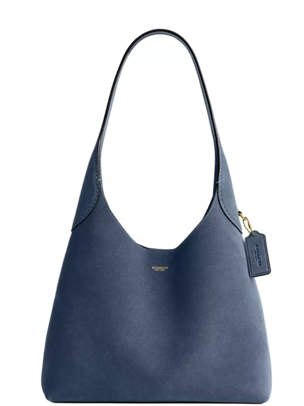 COACH Brooklyn Medium Suede Shoulder Handbag 28.